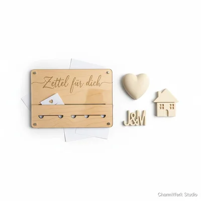 „Zettel für dich“ Magnetboard mit 3D-Magneten
