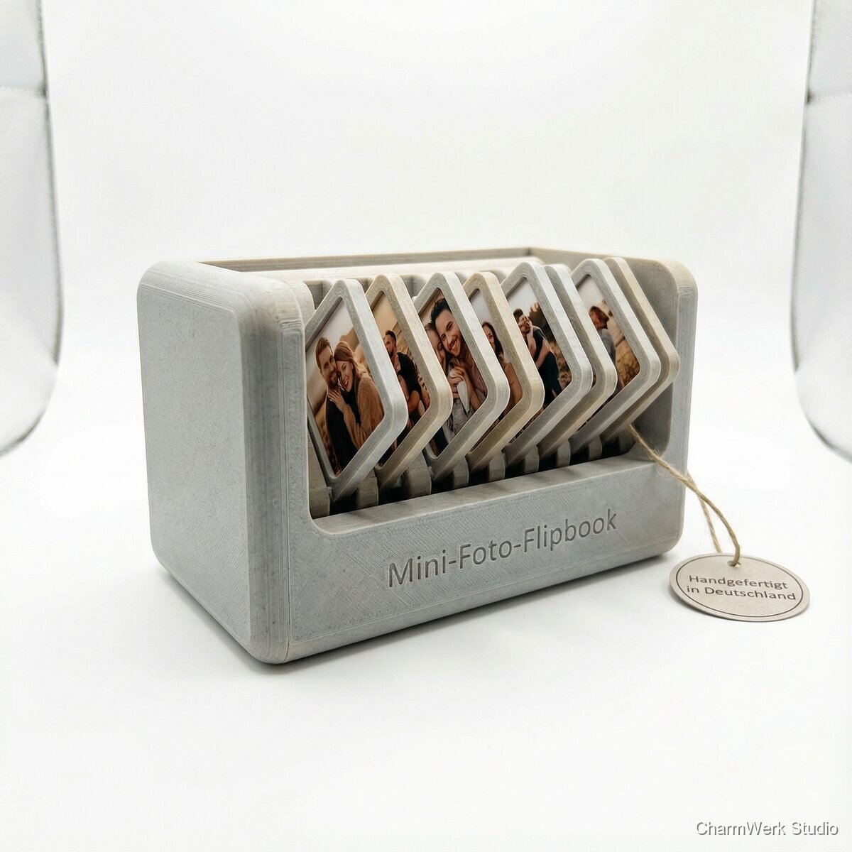 Mini-Foto-Flipbook als 3D-gedruckte Box