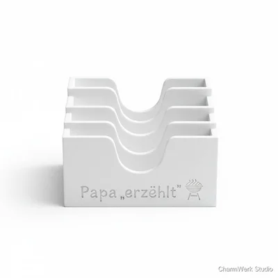 Kartenhalter „Papa erzählt“ für Spiel- und Skatkarten