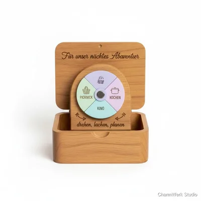 Mini-„Date-Night“-Box mit 3D-Drehrad