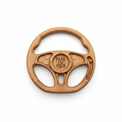 CNC-gefräster Taschenleerer für Autoschlüssel in Lenkradform