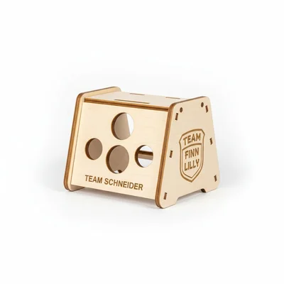 CNC-gefräster Mini-Kicker-Torwand für den Schreibtisch