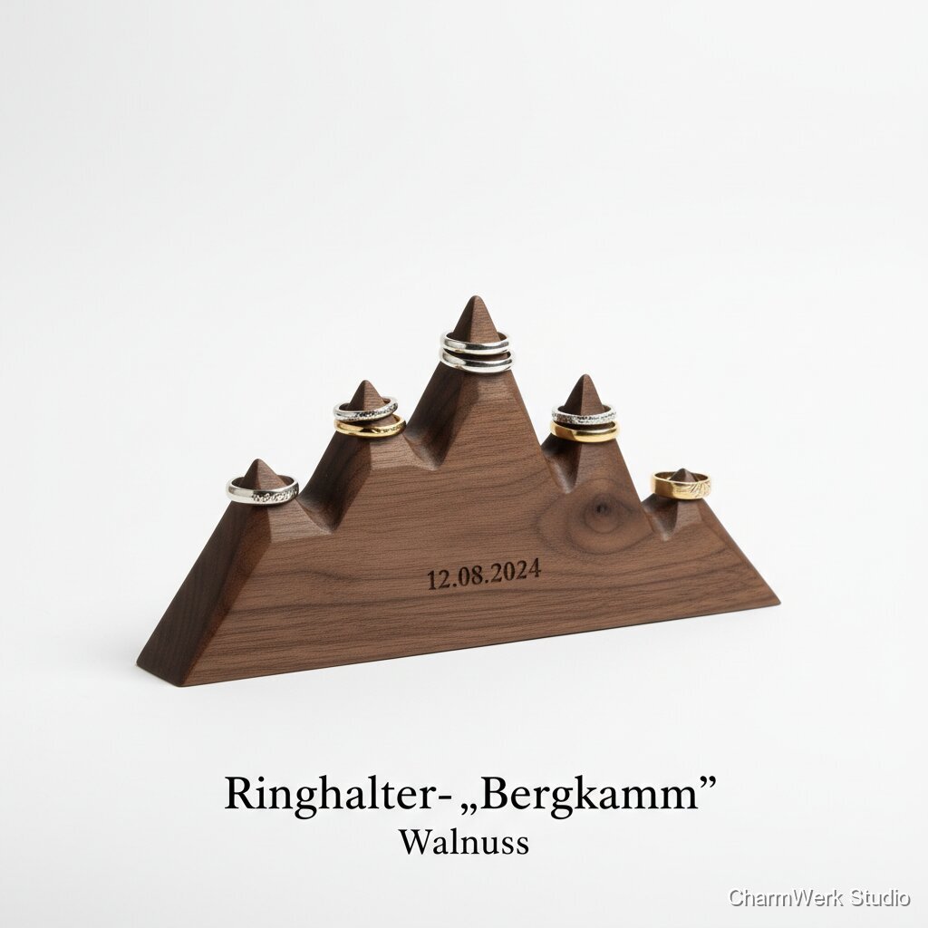 Ringhalter-„Bergkamm“ mit versteckter Datumsfräsung