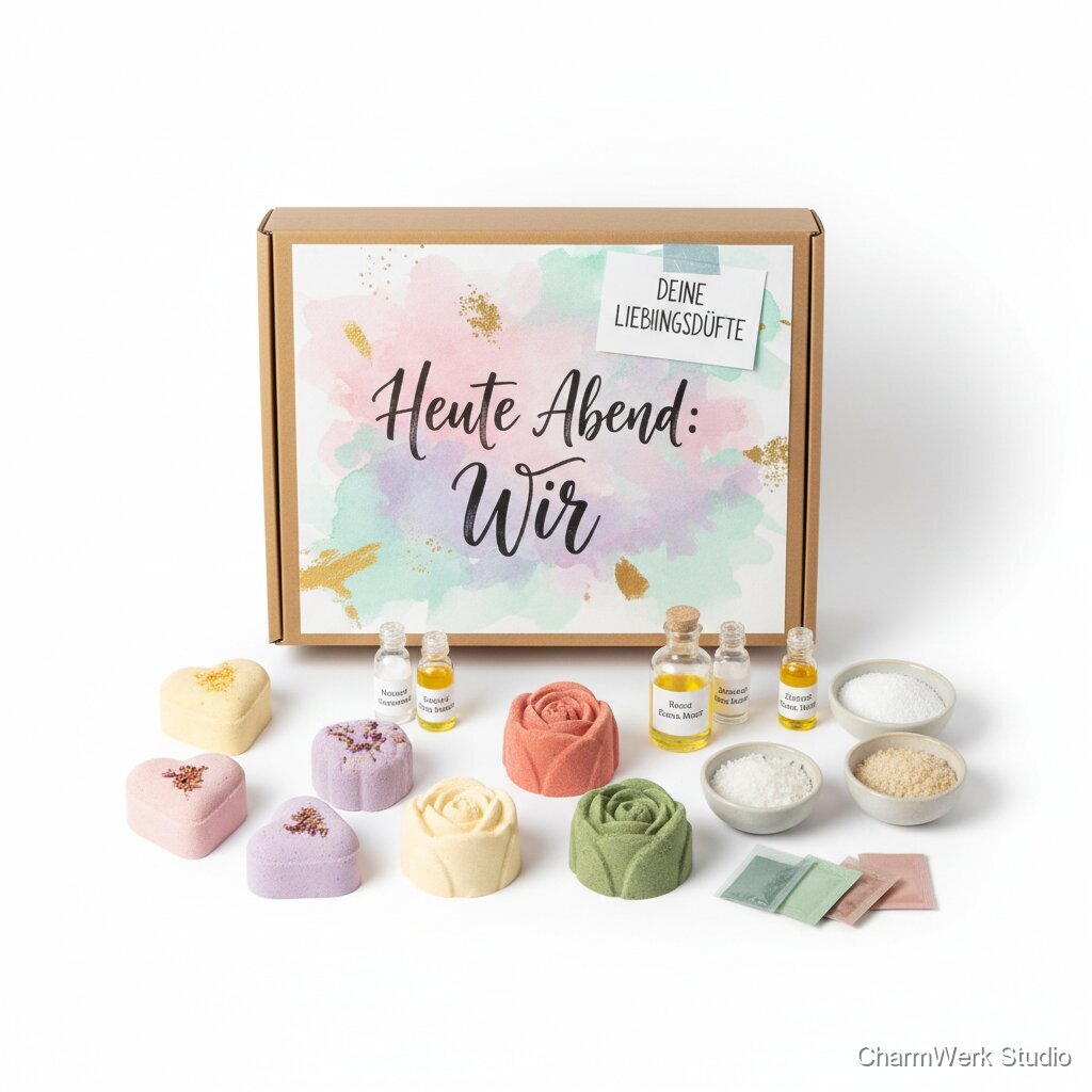 Handgemachte Badekugel-Box in euren Lieblingsdüften