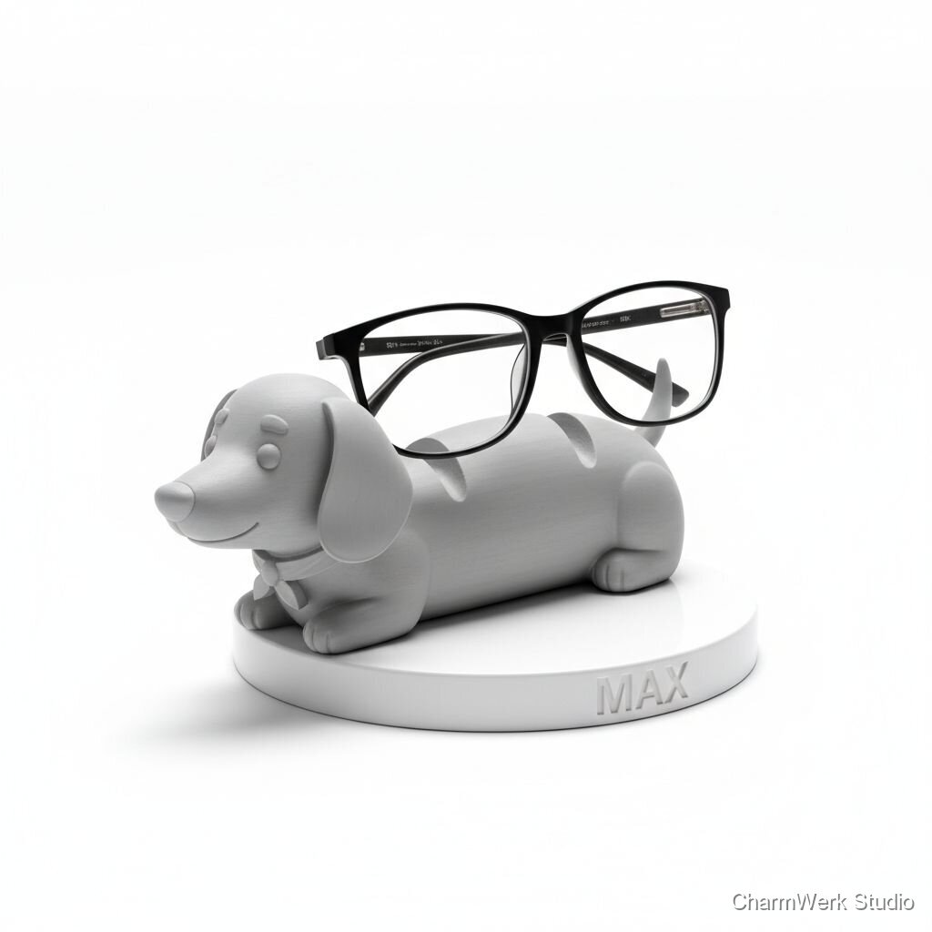 Personalisierte Brillenablage als Tierfigur