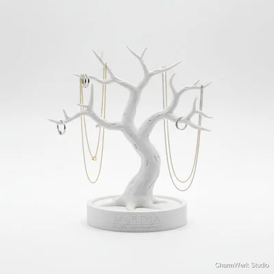 3D-gedruckter „Bonsai“-Schmuckständer mit Name