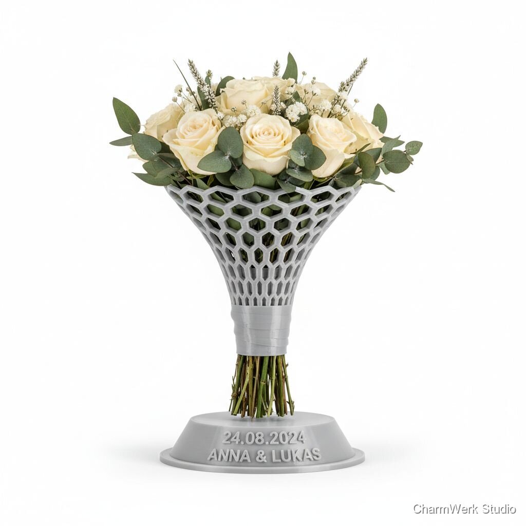 3D-gedruckter „Bouquet-Stand“ zum Trocknen