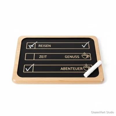Geburtstags-„Wunschliste“-Board zum Ankreuzen