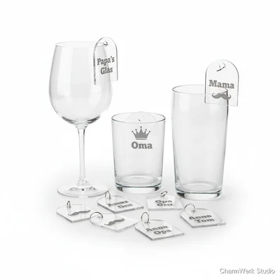 Acryl-Drinkmarker „Papa’s Glas“