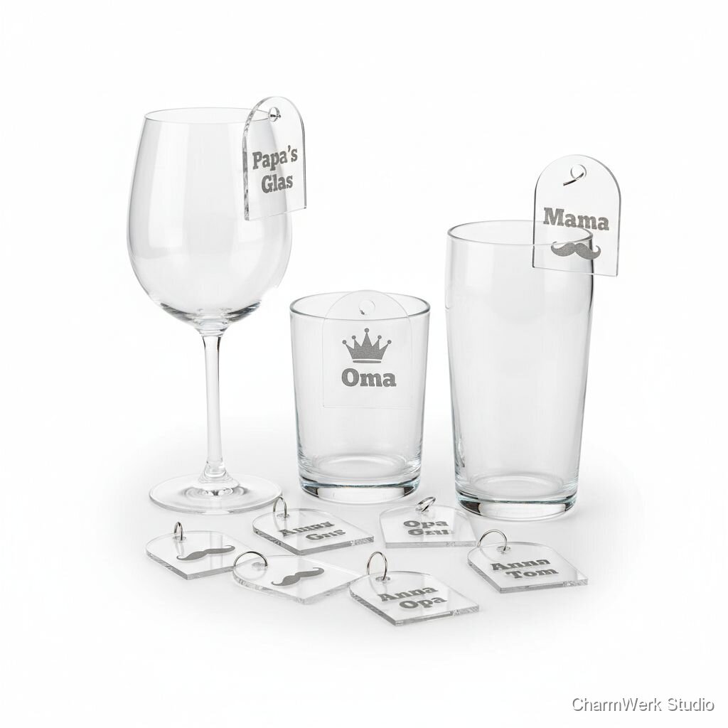 Acryl-Drinkmarker „Papa’s Glas“