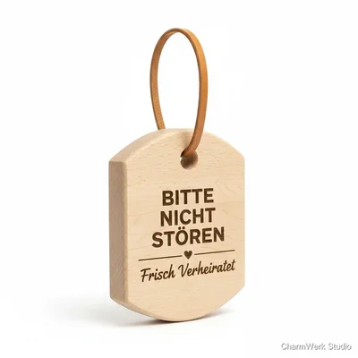 CNC-Betthänger „Bitte nicht stören – frisch verheiratet“