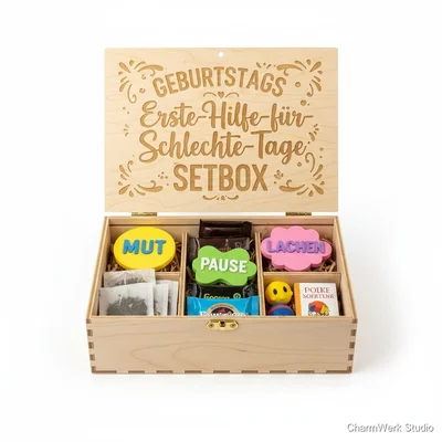 Geburtstags-„Erste-Hilfe-für-Schlechte-Tage“-Setbox