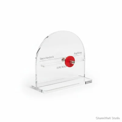 Acryl-„Love-O-Meter“ Schieber mit Insider-Skala