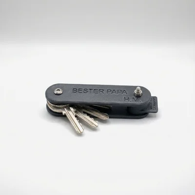 Personalisierter Schlüsselorganizer mit Papa-Initialen