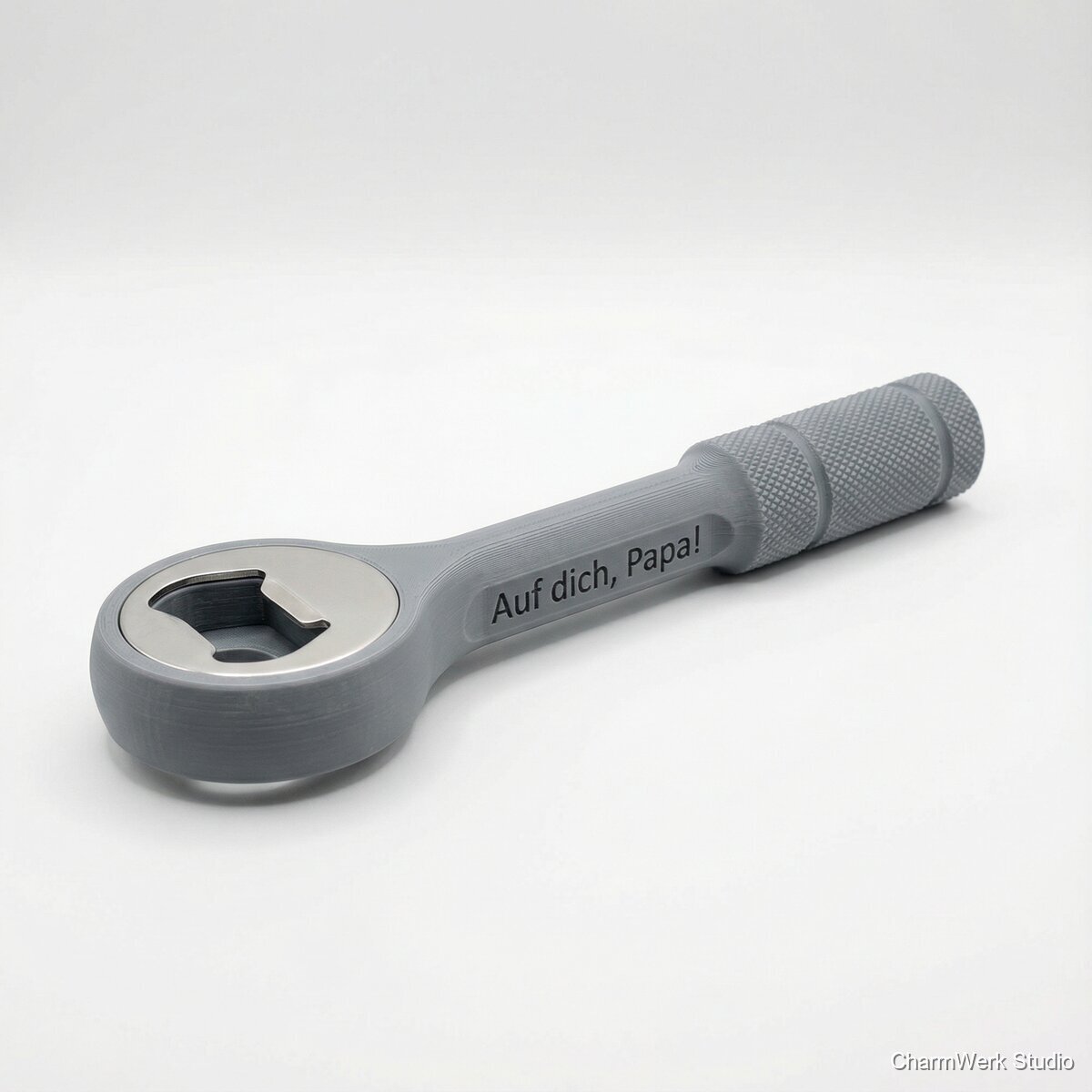 Personalisierter Flaschenöffner als Steckschlüssel-Design