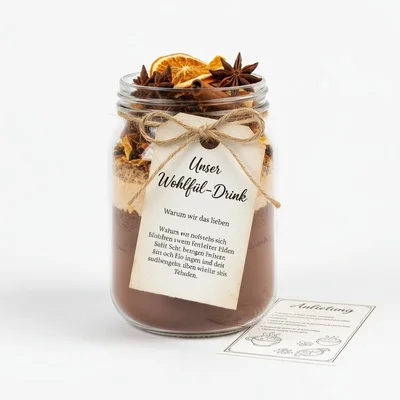 Gemeinsames Rezeptglas „Unser Wohlfühl-Drink“