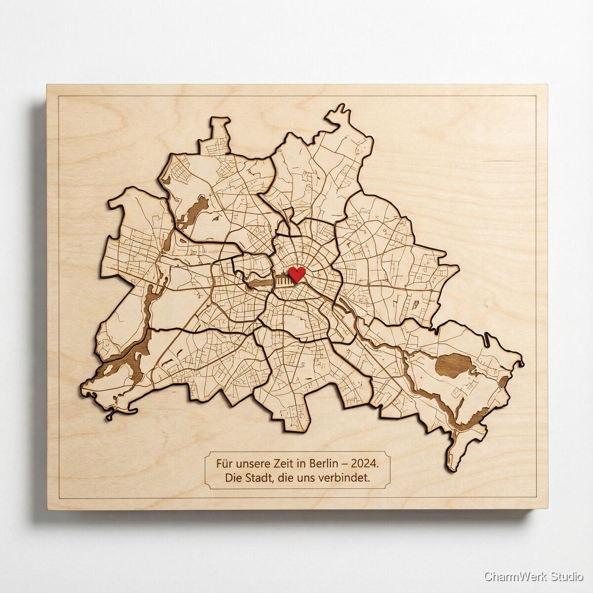 „Puzzle-Map“ eurer Lieblingsstadt als Wandbild