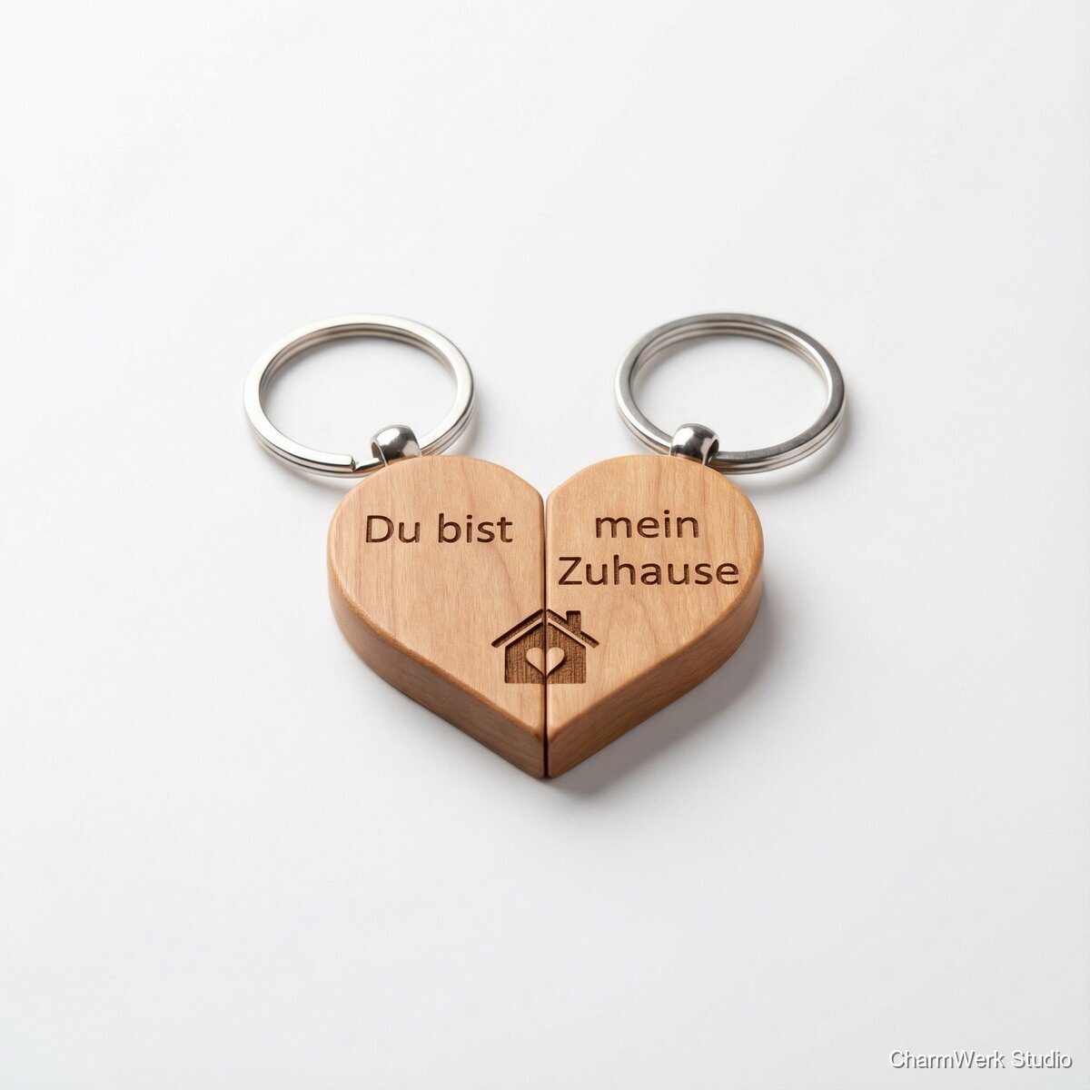 Schlüsselanhänger-Set „Du bist mein Zuhause“