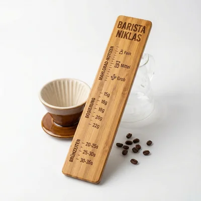 Personalisierter Kaffee-Maßstab für Barista-Fans