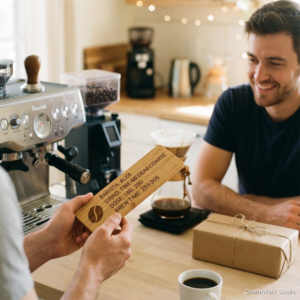 Personalisierter Kaffee-Maßstab für Barista-Fans - Lifestyle