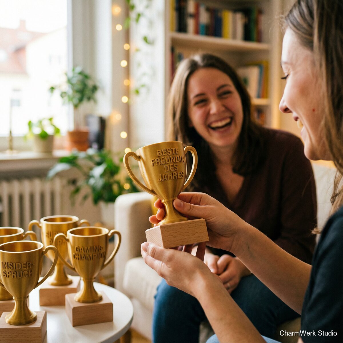 Mini-Trophäe „Bester … des Jahres“ personalisiert - Lifestyle