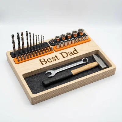 Werkstatt 'Best Dad' Werkzeugwagen-Organizer