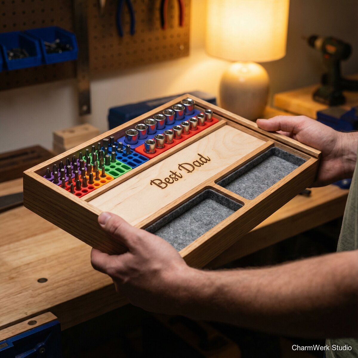 Werkstatt 'Best Dad' Werkzeugwagen-Organizer - Lifestyle