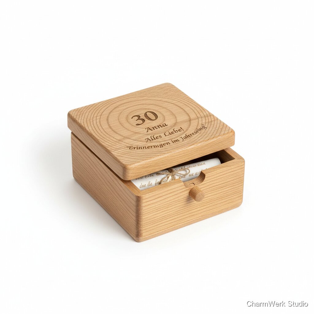 Geburtstags-Box „Erinnerungen im Jahresring“