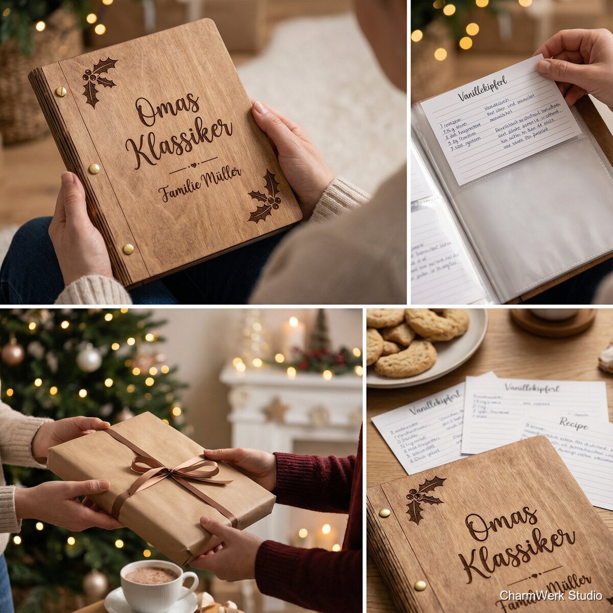Personalisierte Weihnachtsrezept-Mappe „Omas Klassiker“ - Lifestyle