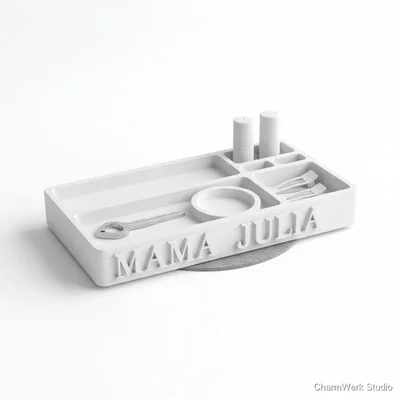 3D-gedruckter „Mama-Organizer“ für Alltagsschätze
