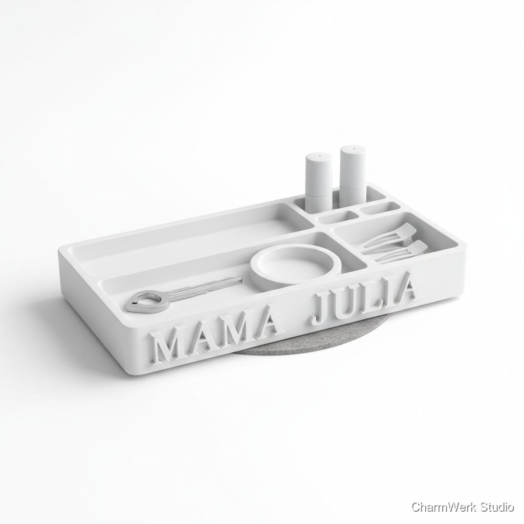 3D-gedruckter „Mama-Organizer“ für Alltagsschätze