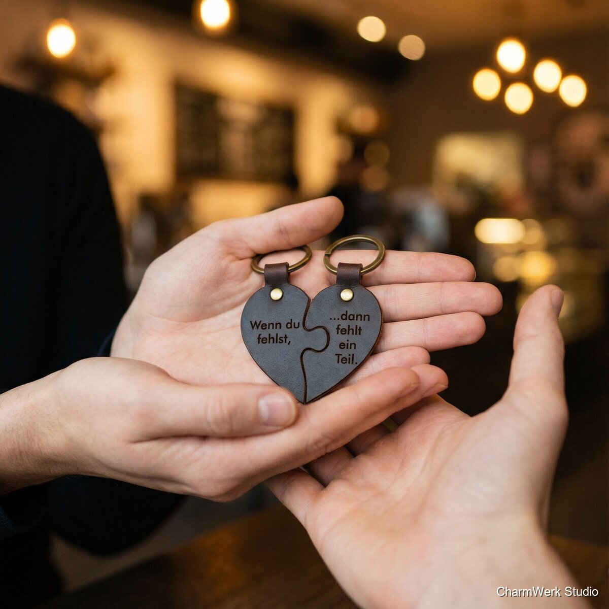 Schlüsselanhänger-Set „Wenn du fehlst“ (2-teilig) - Lifestyle
