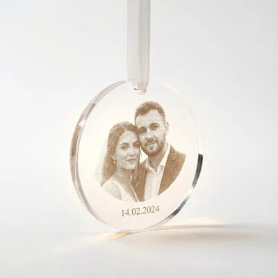 Acryl-Fotoornament für Fenster oder Wand