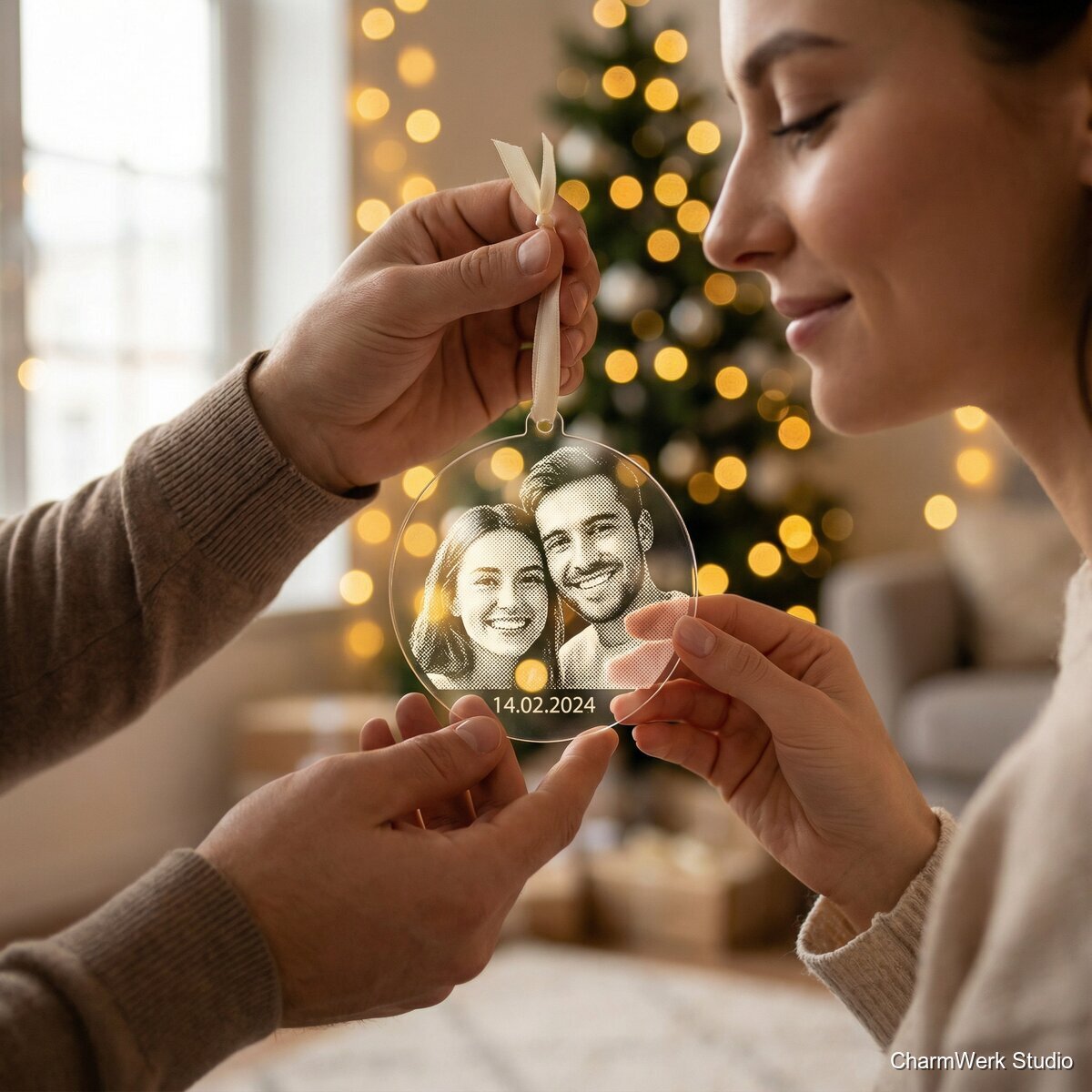 Acryl-Fotoornament für Fenster oder Wand - Lifestyle