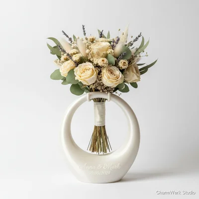 3D-gedruckter „Brautstrauß“-Ständer für Trockenblumen