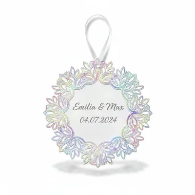 Acryl-Fensterhänger „Sonnenfänger“ mit Namen