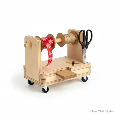 CNC-Geschenkanhänger-Station mit Rollenhalter