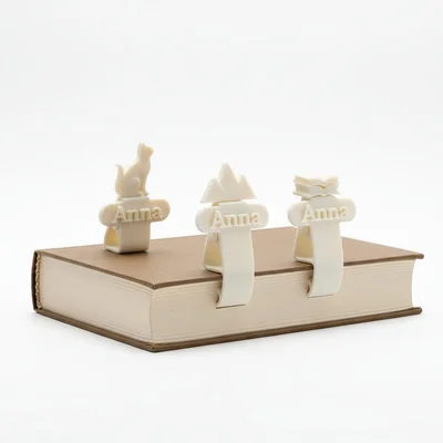 Personalisierter Lesezeichen-Clip mit Seitenmarkierer