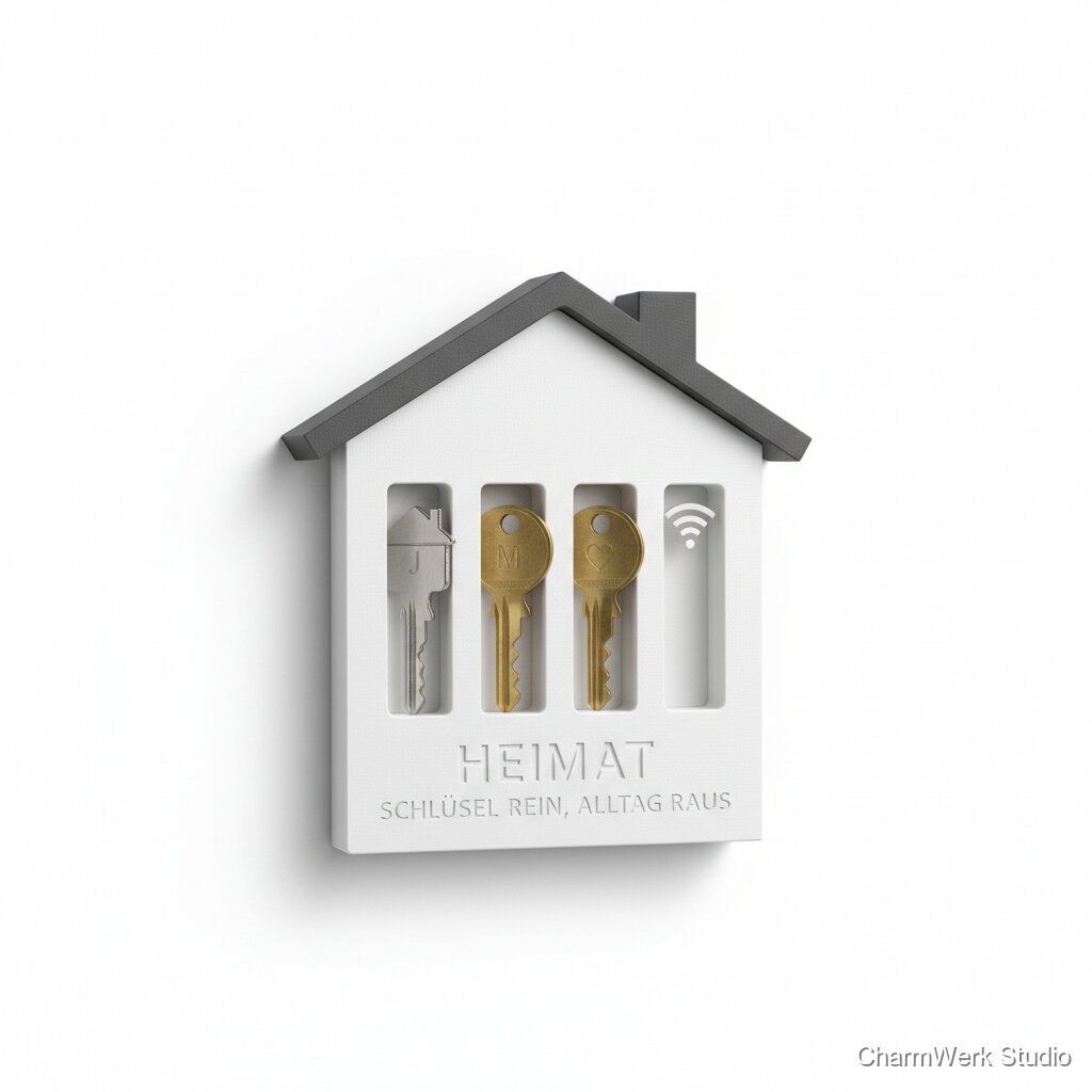 Personalisierter Schlüssel-„Home Dock“ Wandhalter