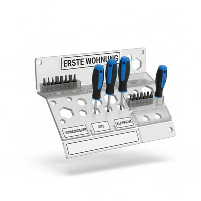 „Erste Wohnung“ Werkzeug-Organizer als Stecksystem