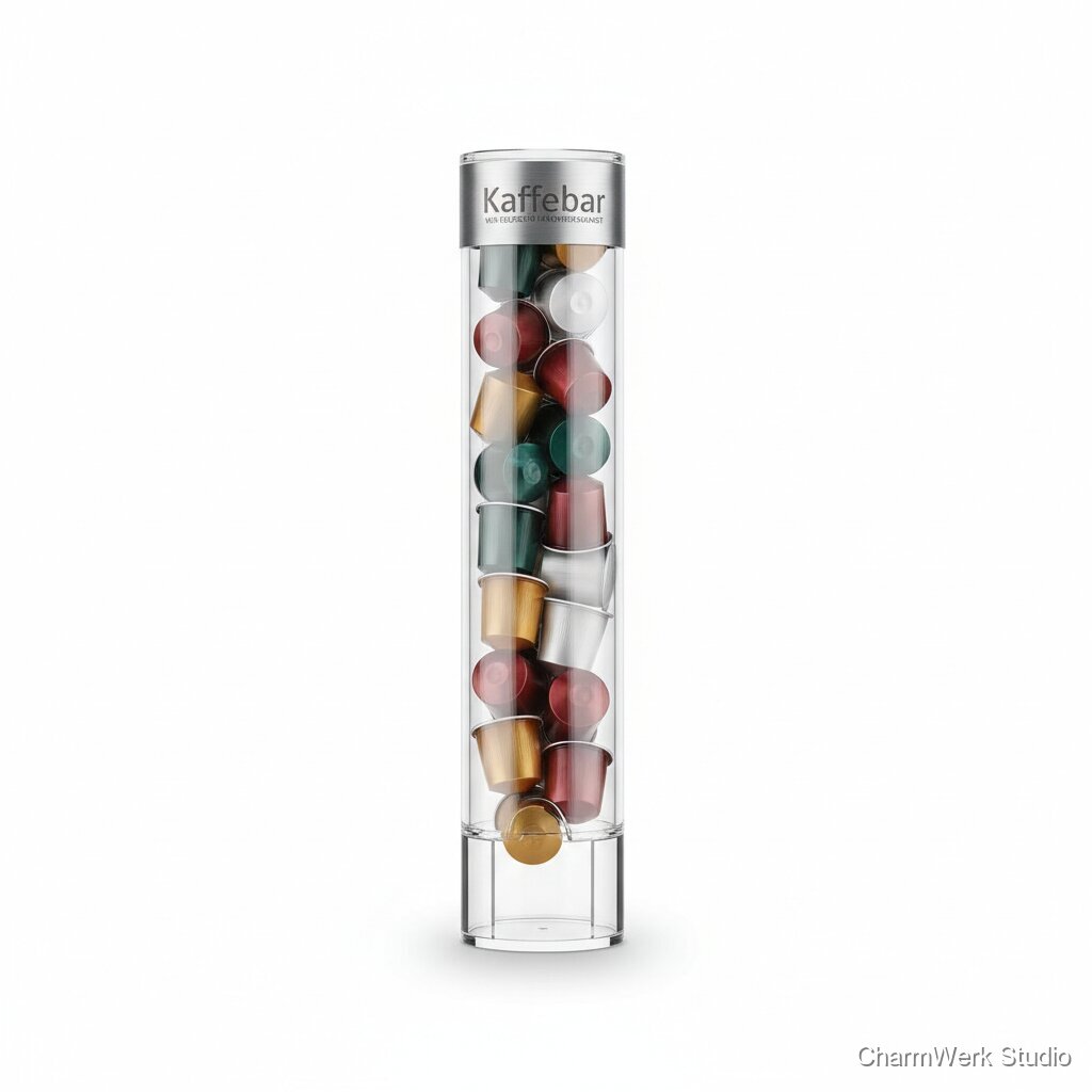 „Kaffeebar“ Kapsel-Dispenser mit Namensplakette