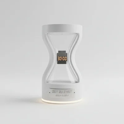 „Zeit zu zweit“ Sanduhr-Optik Timer für Date-Nights
