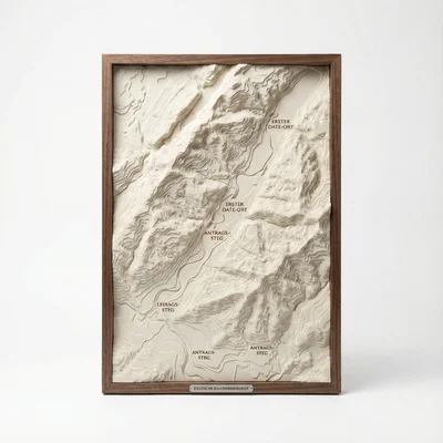 Topografische Karte eures besonderen Ortes