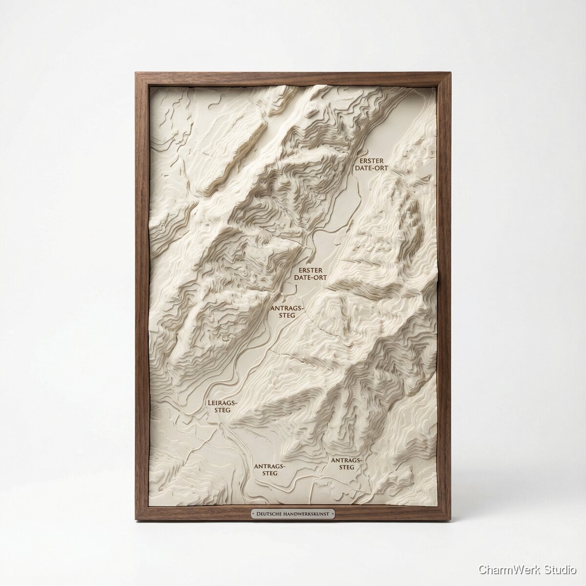 Topografische Karte eures besonderen Ortes