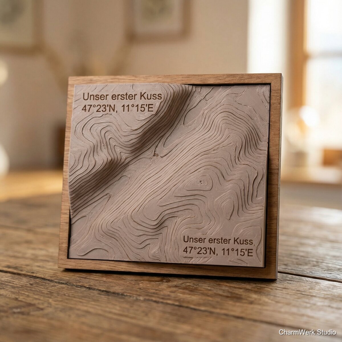 Topografische Karte eures besonderen Ortes - Detailansicht