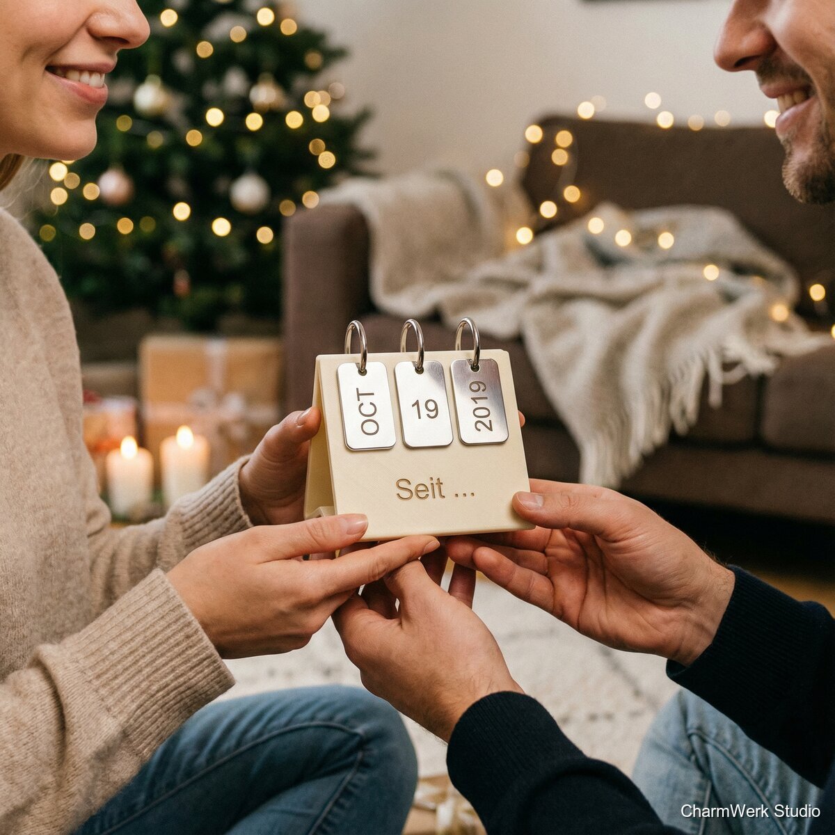 Drehbarer „Love-Calendar“ mit eurem Datum - Lifestyle