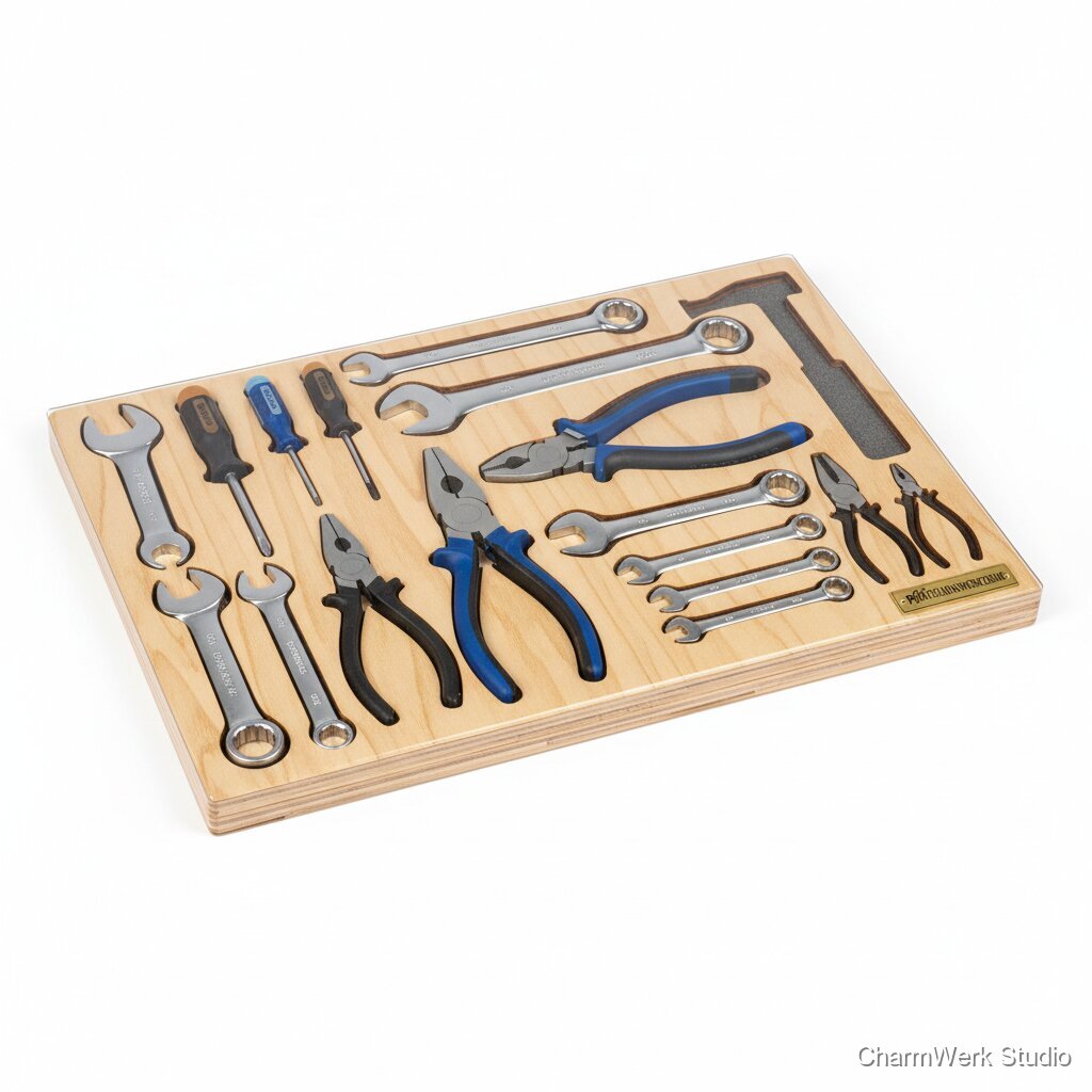 CNC-gefräster Werkzeug-Shadowboard-Einsatz