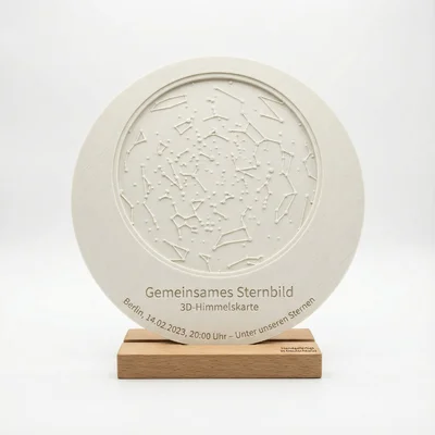 Gemeinsames Sternbild als 3D-Himmelskarte