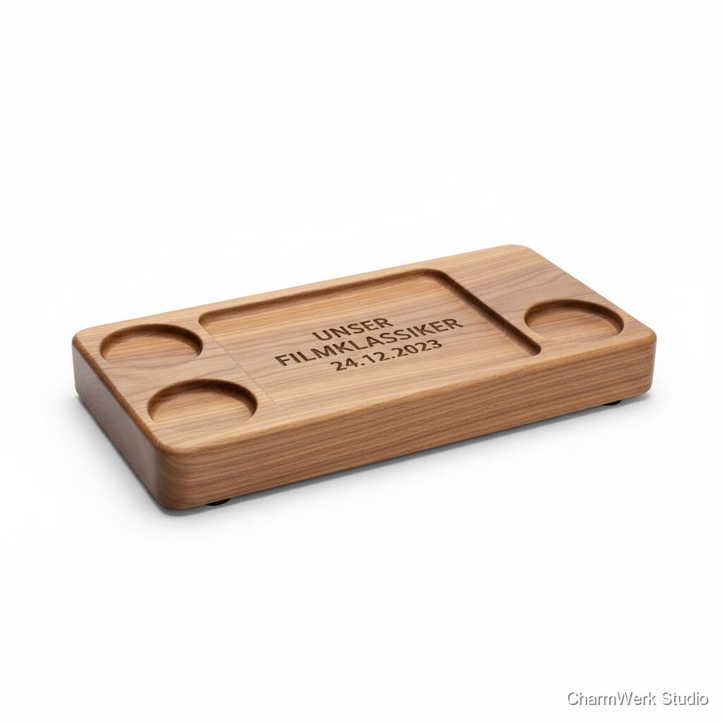CNC-„Kinoabend“-Snacktray für Zwei
