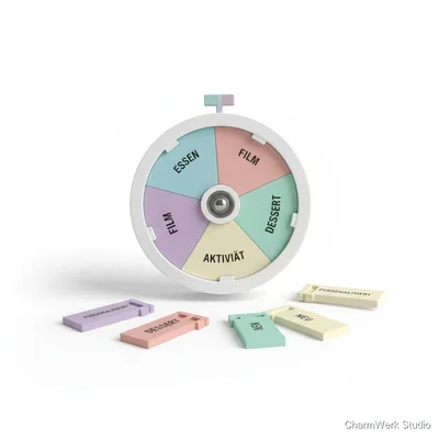 „Date Night“-Roulette mit austauschbaren Kategorien